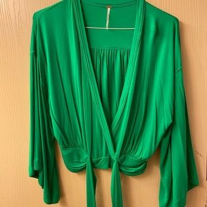 Free People -  That’s a Wrap Solid Top